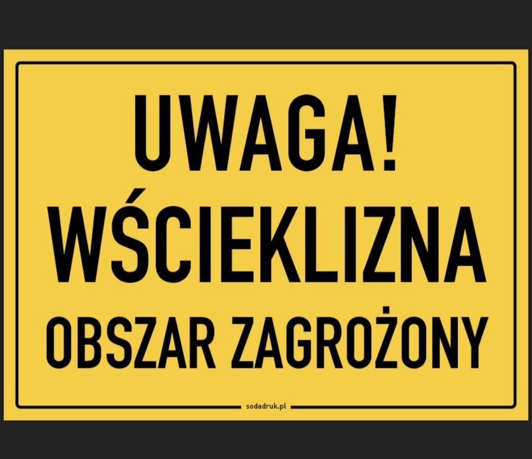 Uwaga wścieklizna