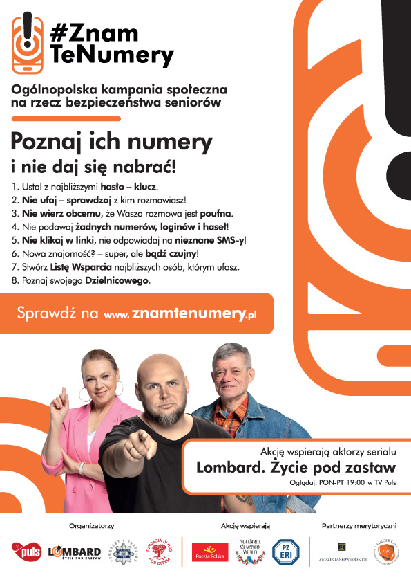 Plakat - znamy te numery